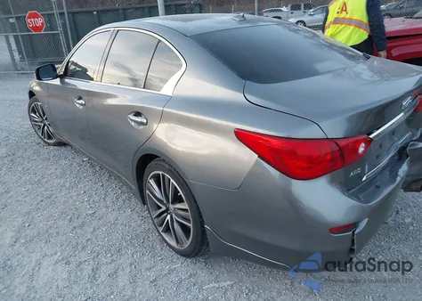 2014 Infiniti Q50 Sport from USA, damaged, VIN JN1BV7AR4EM695070